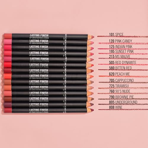 Rimmel Lasting Finish 8HR Soft Lip Liner Pencil - 90's Nude