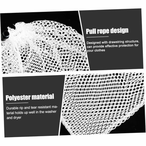 Smowfes Mesh Drawstring Laundry Bag - Durable Wash & Storage Pouch