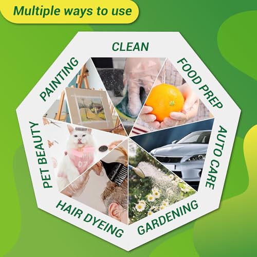 GENERALCARE Disposable Plastic Food Handling Gloves 100pcs One Size