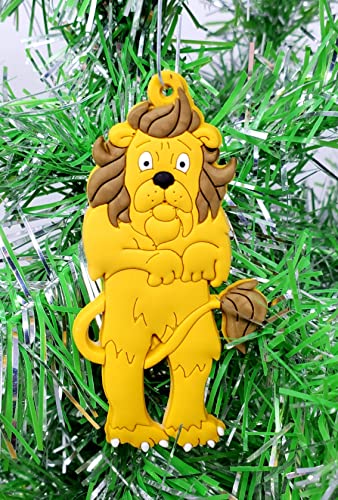 Movie Character Christmas Ornament Set with Dorothy Toto Scarecrow Tin Man Lion