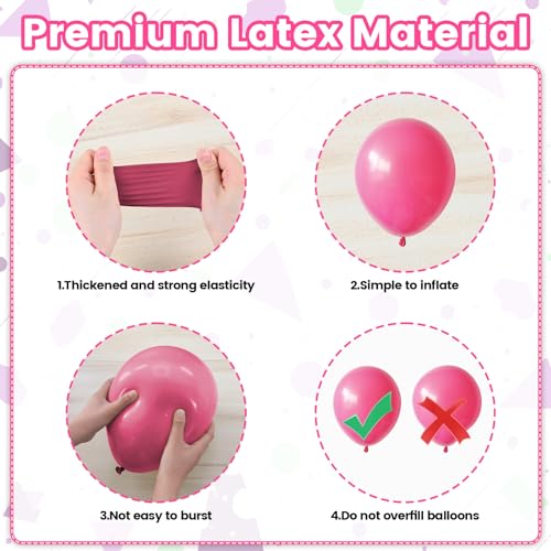 Colorful 80s Retro Balloon Kit for Birthday Dance Parties