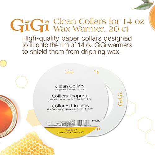 GiGi Disposable Wax Warmer Collars for 14 Oz Wax Cans - 20 Pcs