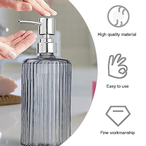 304 Stainless Steel Soap Dispenser Pump Replacement - 2 Pack