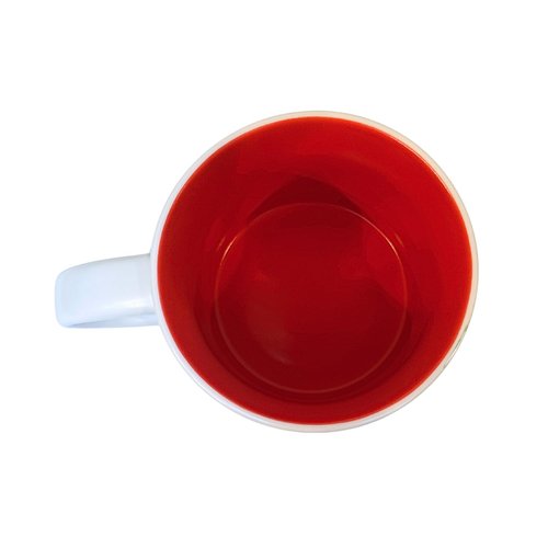 Starbucks Discovery Series California Ceramic Coffee Mug, 14oz, White and Red