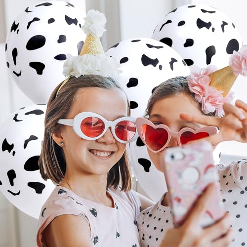 Odourless Cow Print Balloons - 25pcs Farm Party Decorations