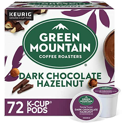 Green Mountain Dark Chocolate Hazelnut Coffee K-Cup Pods - 72 Count