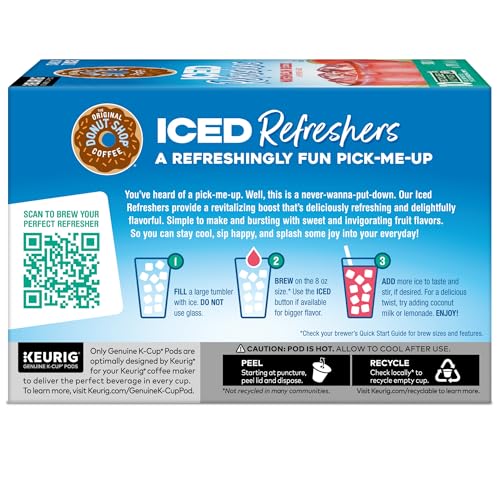 The Original Donut Shop Iced Refreshers Watermelon Breeze - 60 K-Cup Pods