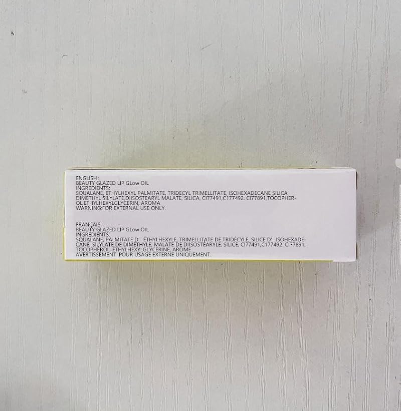Beauty Glazed Hydrating Lip Oil - Non-Sticky Glossy Tinted Glow