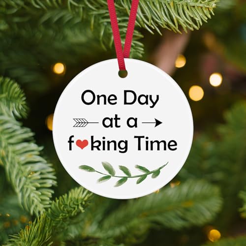 Ceramic Sobriety Ornament - Meaningful Gift for Recovery Milestones