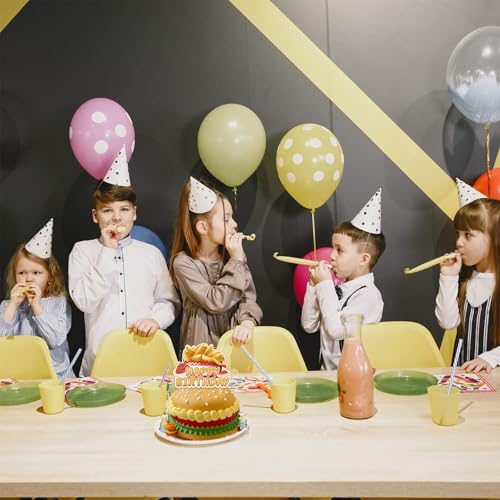French Fries Birthday Cake Topper - Fun Fast Food Party Decoration