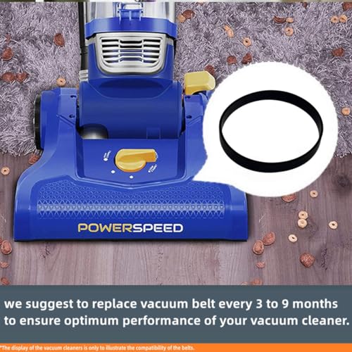 Eureka PowerSpeed Vacuum Replacement Belts E0205 - Pack of 2