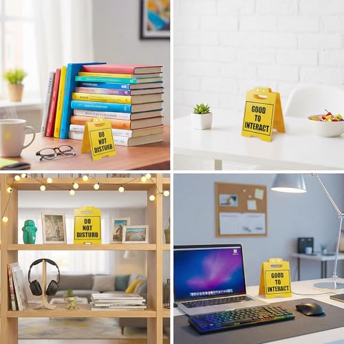Funny Double-Sided Boss Desk Decor - Humorous Office Sign