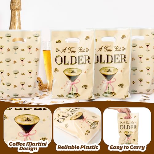50-Pack Coffee Martini Favor Bags for Birthday Parties