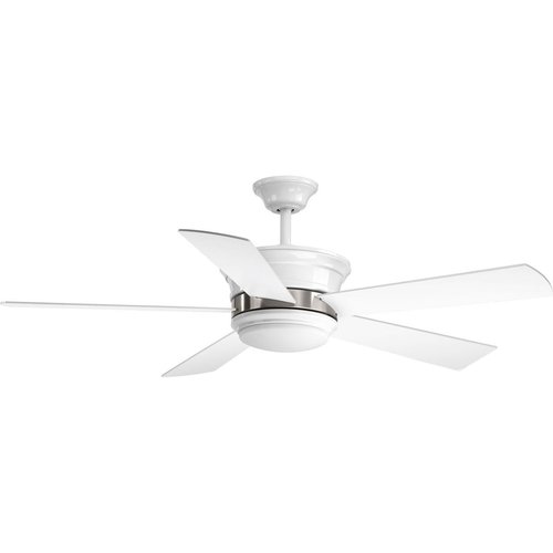 Progress Lighting P2540-3030K Harranvale Ceiling Fans, 5 Blade, White