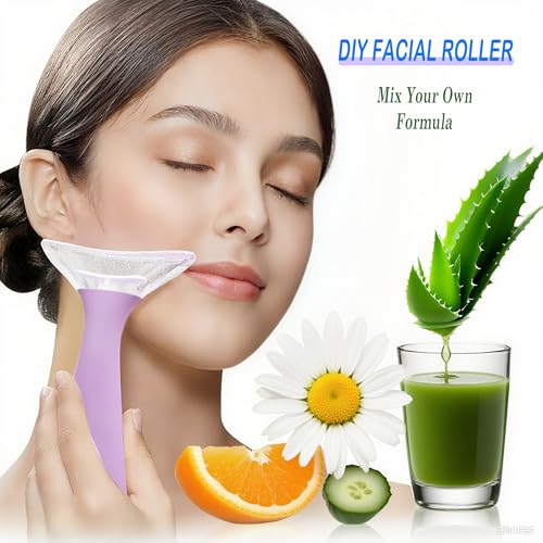 Silicone Ice Roller for Face & Eyes - Reusable Depuffing Cold Skin Mold
