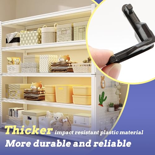 8 Post Corner Connectors - Durable PP Plastic for Shelving Units