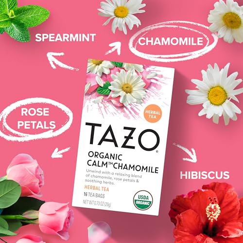 TAZO Regenerative Organic Tea Variety Pack - Calm Chamomile, Zen & Dream 48 Ct