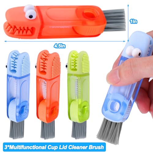 4-in-1 Cup Lid Cleaning Brush Set - Tumbler & Bottle Cleaner