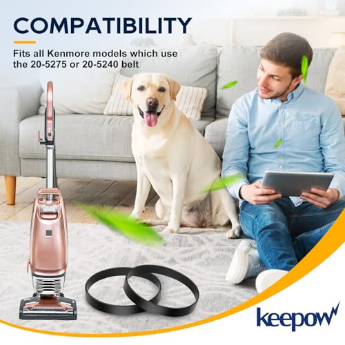 KEEPOW 2 Pack Vacuum Belt for Kenmore UB-1 4369591 Cleaner