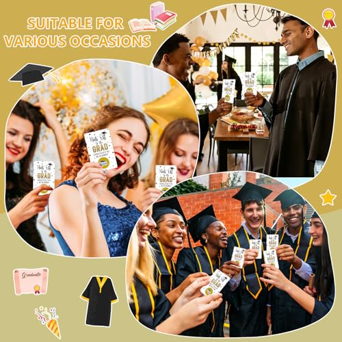 36PCS Graduation Scratch Off Cards - Fun Raffle Game for Grads