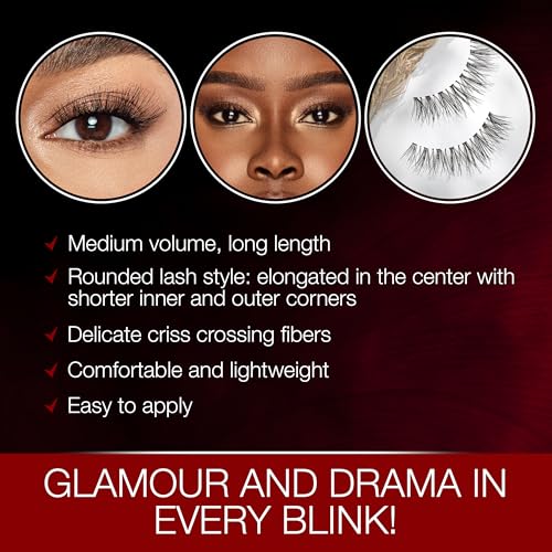 Ardell Fashion Wispies False Lashes - Medium Volume Human Hair
