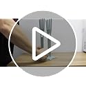 Kitchen Glove Holder Rack - Reusable Plastic Mitt Organizer for Sink Side Drying
