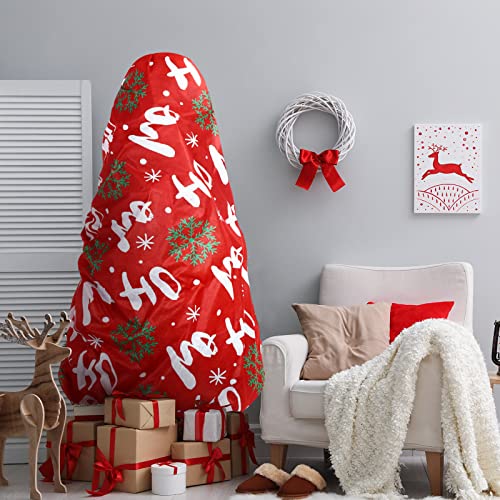 Large Christmas Tree Storage Bag with Drawstring - Snowflake Design, 7.5 Ft