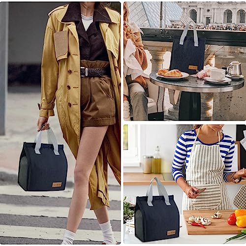 Mziart Insulated Lunch Bag - Lightweight Portable Tote for Work & Travel