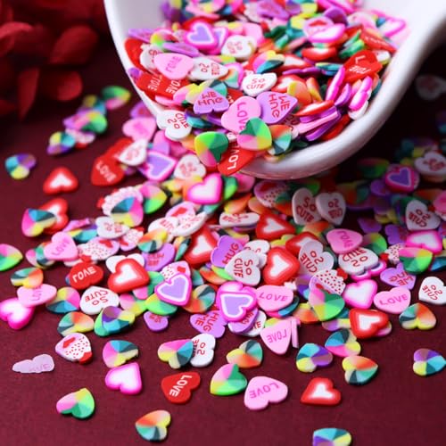 600Pcs Heart Nail Charms Resin Flat Back Rhinestones for Nail Art