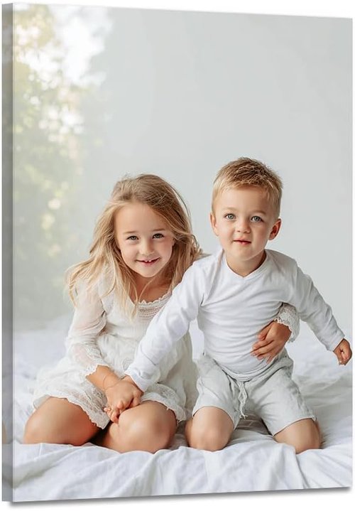 Custom Canvas Prints by [Brand Name] - Personalized Wall Art for Home Decor | 8" x 10" Framed Photo