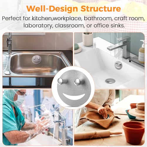 Stainless Steel Sponge Holder with Suction Cup - 1 Pack, Kitchen & Bathroom Caddy