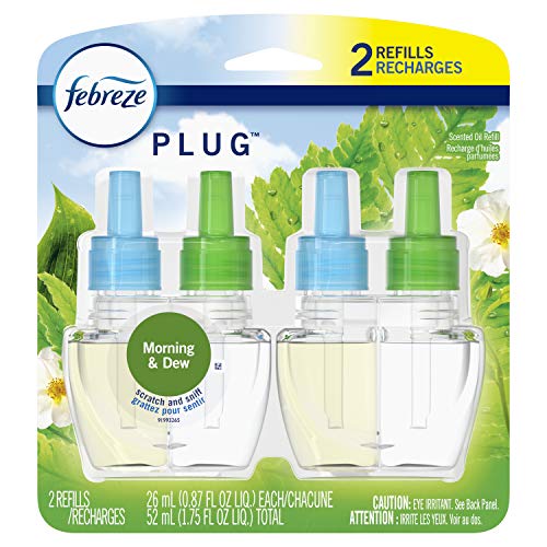 Febreze Plug in Air Freshener and Odor Fighter, Scented Oil Refill,