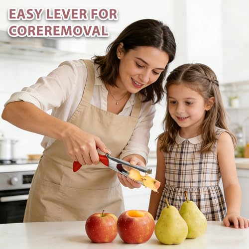 Amitlimate Apple Corer Tool - Ergonomic Stainless Steel Core Remover
