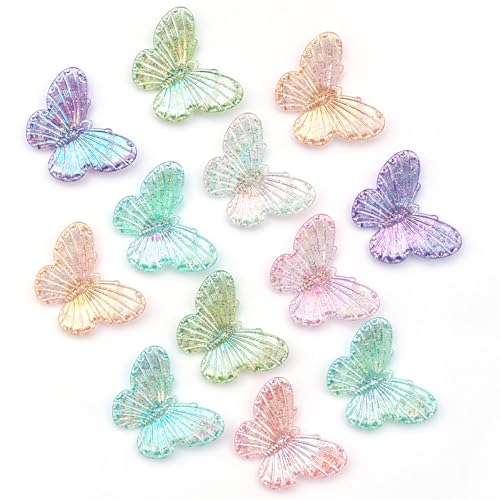 KEYDUACU 12-Piece 3D Butterfly Fridge Magnets for Whiteboards and Lockers