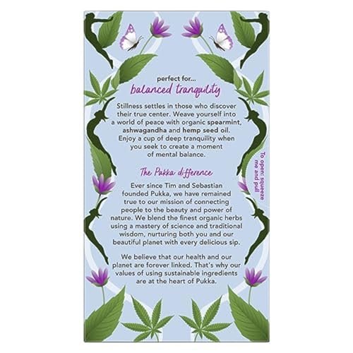 Pukka Peace Organic Herbal Tea Bags - 20 Count (Pack of 4)
