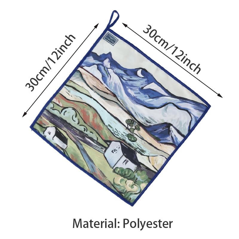 LONGDON HOMEONE Mountain Dish Towel 12x12 Quick-Drying Tea Towel