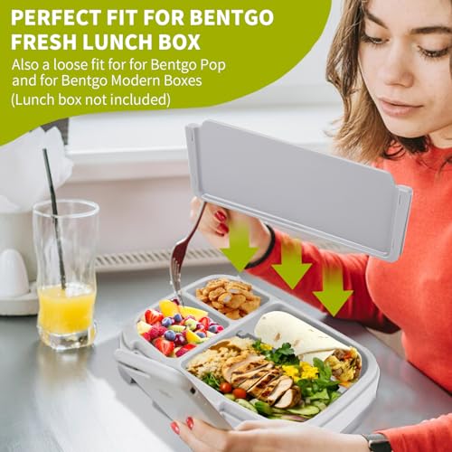 Axlksia 3-Pack Bento Lunch Box Dividers Compatible with Bentgo Fresh & More