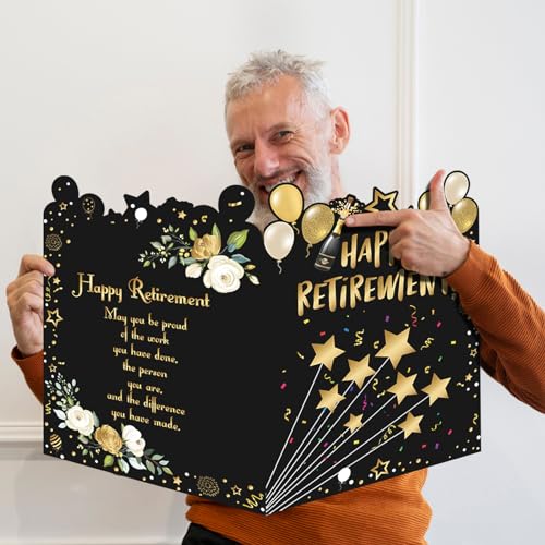 Retirement Party Guest Book - Farewell Card for Colleagues