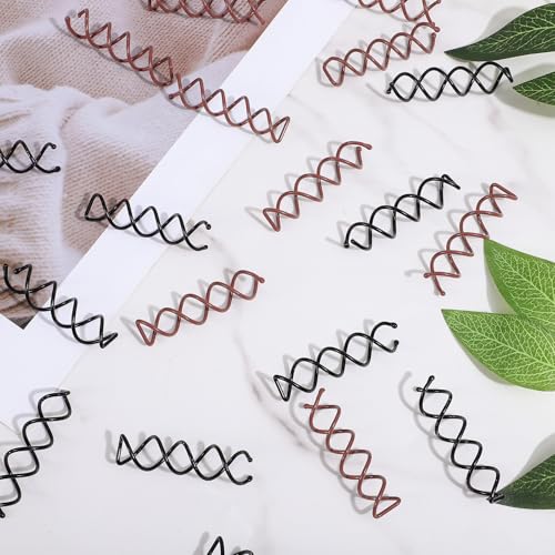 LXUEJIE 20PCS Spiral Hair Pins - Twist Bun Maker & Bobby Pins for Updos
