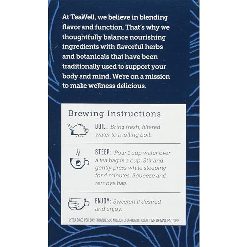 Celestial Seasonings TeaWell Organic Cinnamon Oat Herbal Tea - Gut Health, 12 Count (Pack of 2)
