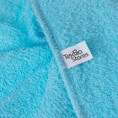 Textila Cotton Washcloths 12x12 Inch - Multicolor 10-Pack