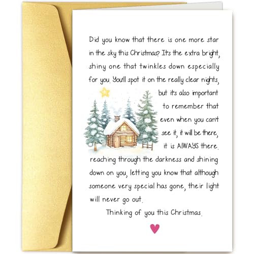 Sympathy Christmas Card for Loss of Loved One | Goroar