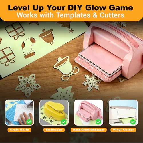 Glow in the Dark Sticker Paper - 6 A5 Sheets for Halloween DIY