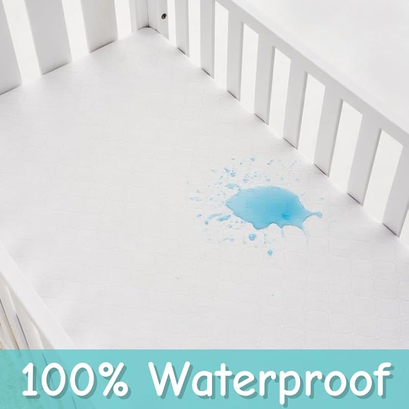 American Baby Waterproof Mini Crib Mattress Protector 38x24 Pack of 1