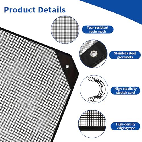 26" x 26" Air Conditioner Cover - Breathable Mesh AC Unit Protector