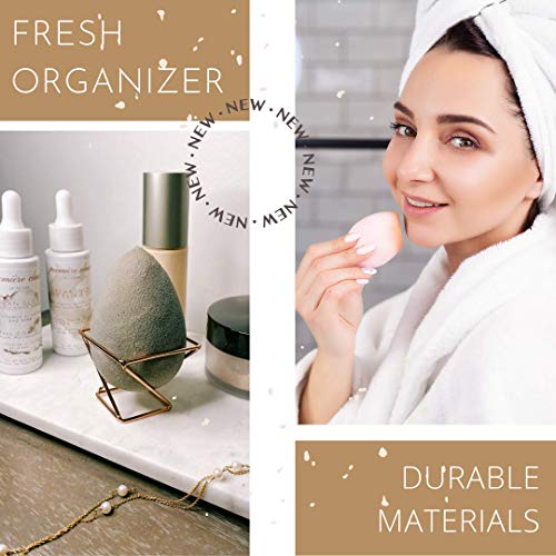 Première Classe Skincare Rose Gold Beauty Sponge Holder and Drying Stand