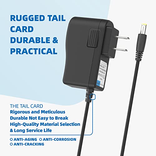 6V AC Power Adapter for Touchless Sensor Trash Can, 6.4Ft Replacement Cord