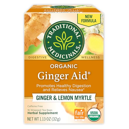Organic Ginger Aid Tea - 16 Count - Digestive Support