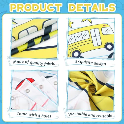 Welcome Back to School Door Cover - 72.8" Fabric Banner & Photo Backdrop