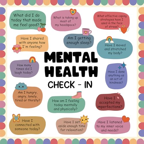 Mental Health Bulletin Board Set - Inspirational Classroom Decor